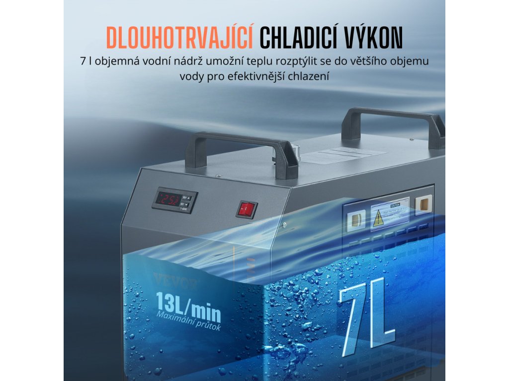 Průmyslový vodní chladič CW-5202 - chladici vykon